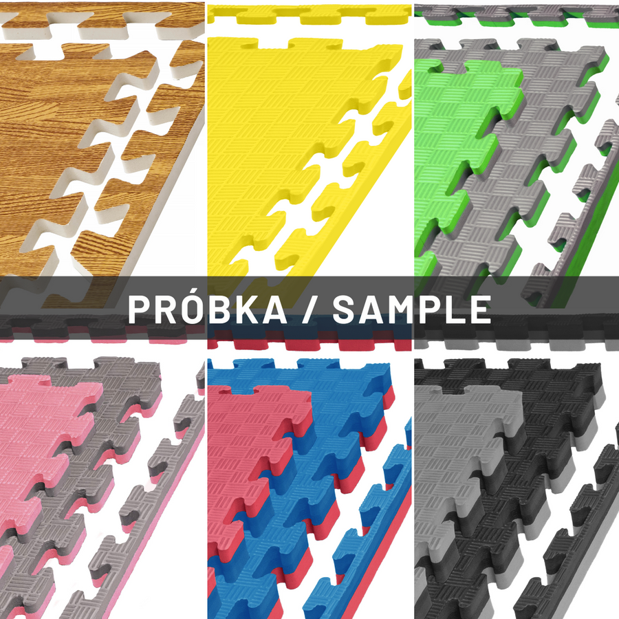 PUZZLEMATTE SAMPLE / PROBE ca.10x10cm Dicke: 4cm oder: 2cm; 1,5cm