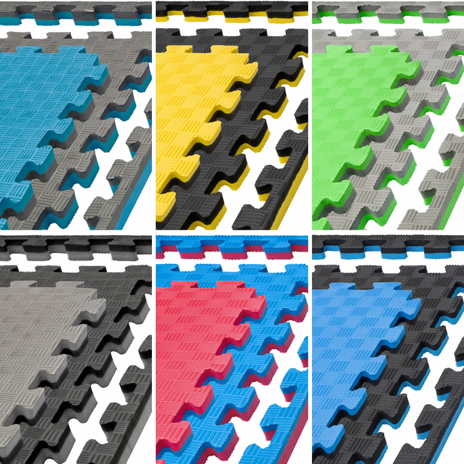 Kampfsportmatte PRO 3cm 100x100cm Puzzlematte Sportmatte
